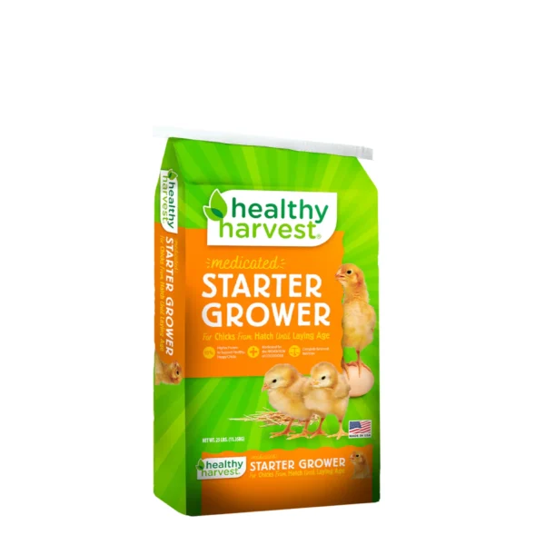Healthy Harvest Medicated Starter/Grower - 5 lb