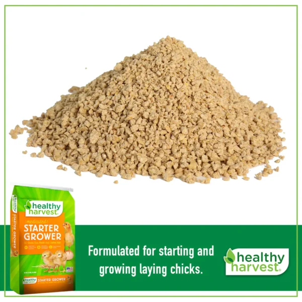 Healthy Harvest Medicated Starter/Grower - 5 lb - Image 2
