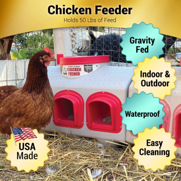 OverEZ Chicken Feeder - 50 Pounds - Image 2