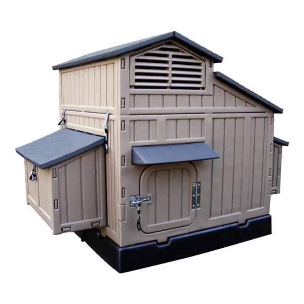 Large Chicken Coop with Stand and Stairs & Run - Image 2