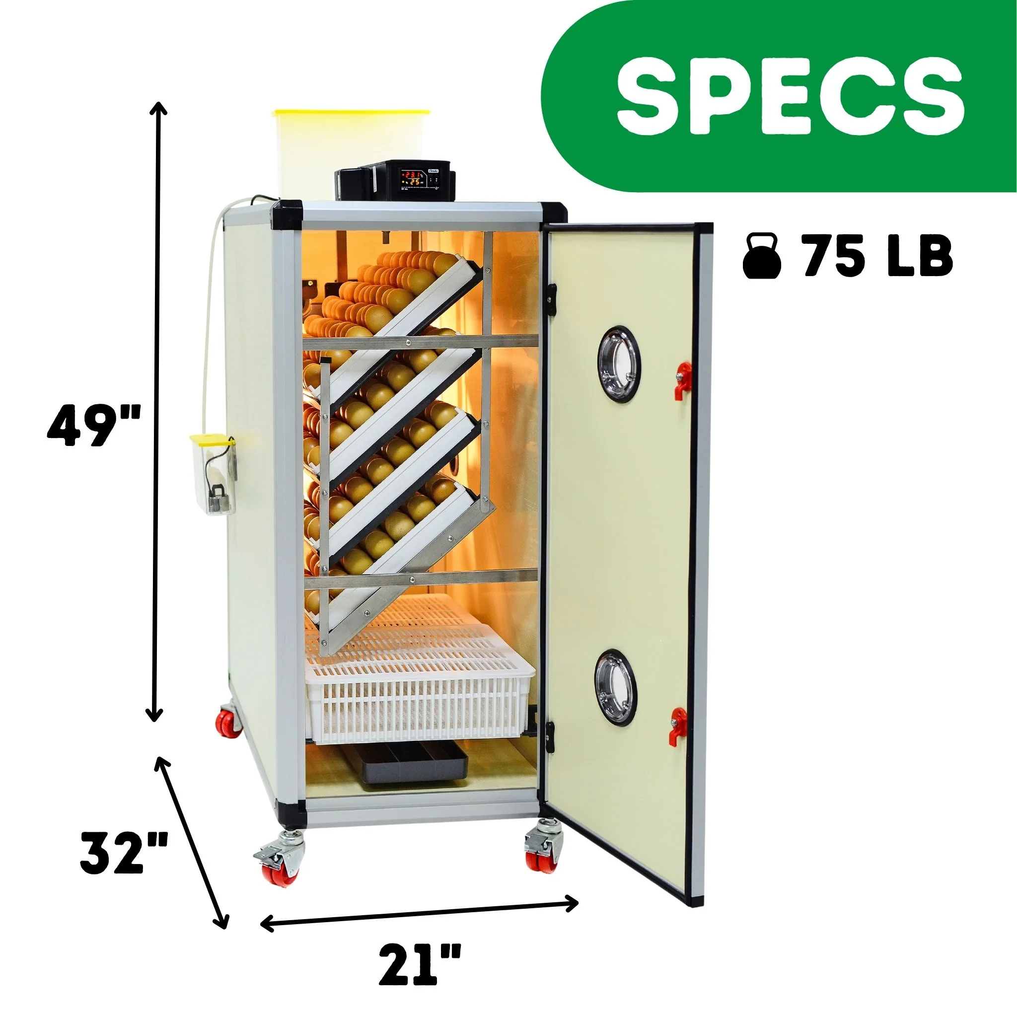 HB350 C - Egg Incubator - Setter & Hatcher - Image 3