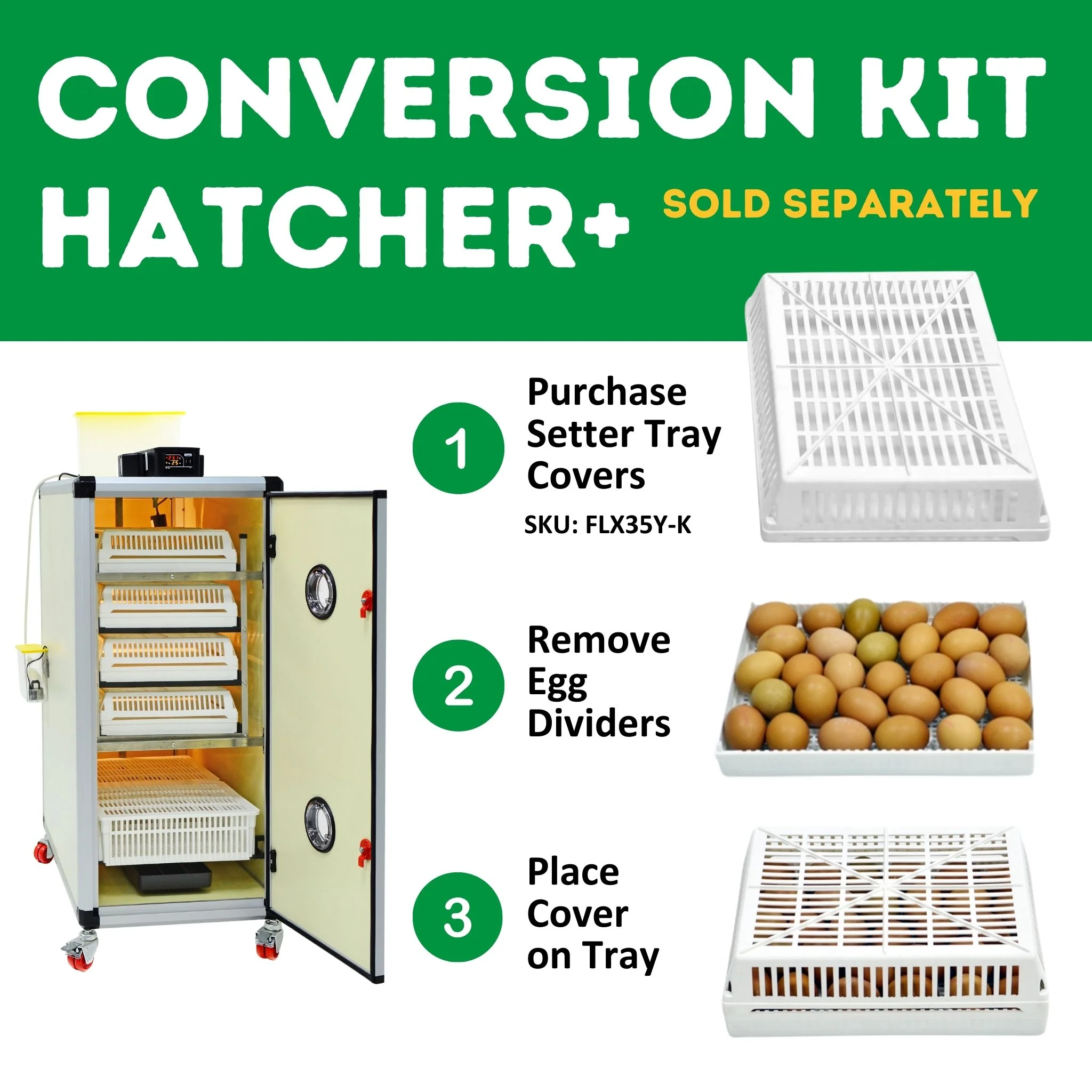 HB350 C - Egg Incubator - Setter & Hatcher - Image 2