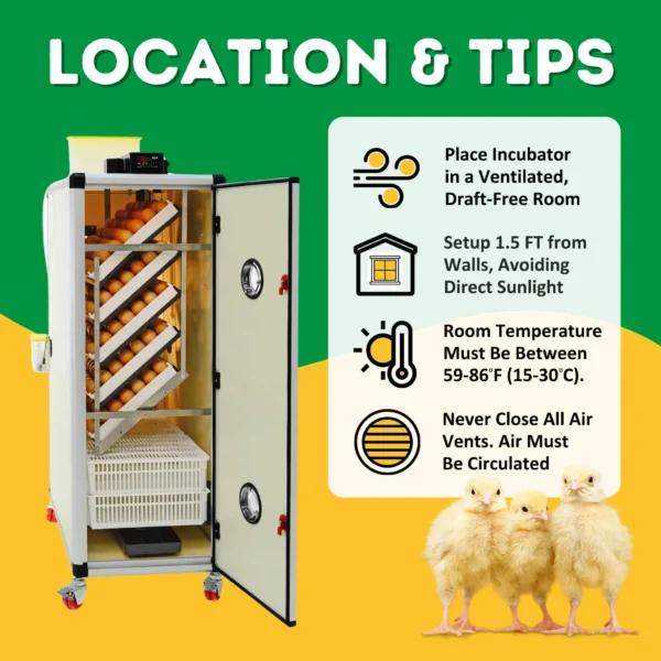 HB500 C - Egg Incubator - Setter & Hatcher - Image 2